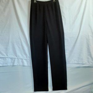 Chico’s CrepeSharryl  Deep Black Pants Size 0 Reg/Small, 1” WaistBand (elastic)